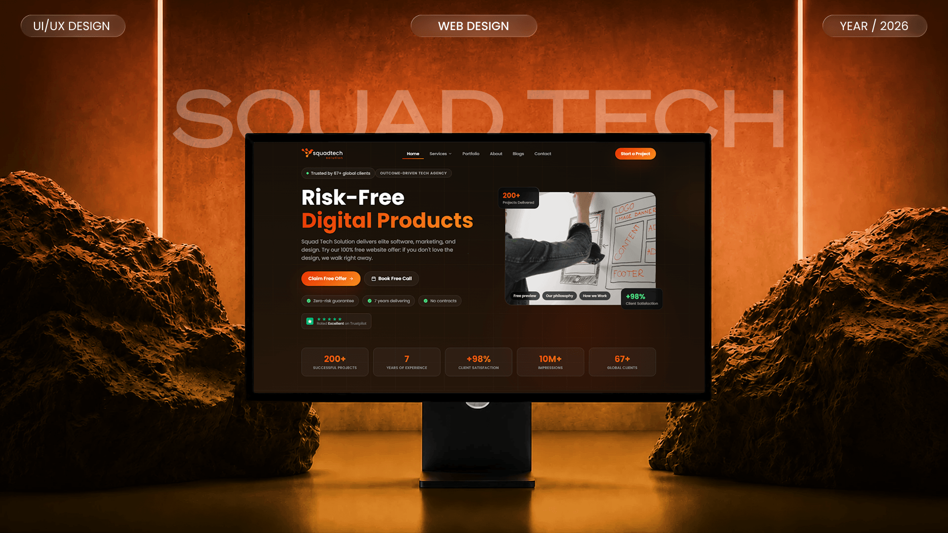 Squad Tech Solution – Web Design